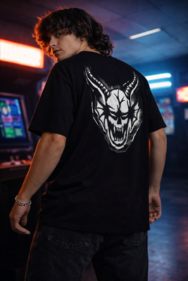 Stranger Things Hellfire Club Heavy Oversize Tee