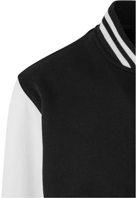 2-tone College Sweatjacket Jacka för herr – blk/wht