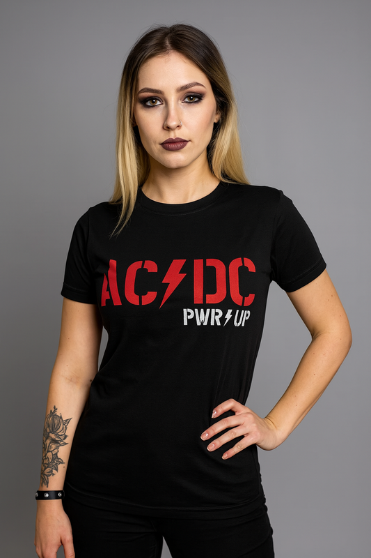 AC/DC - PWR-UP Girly Tee