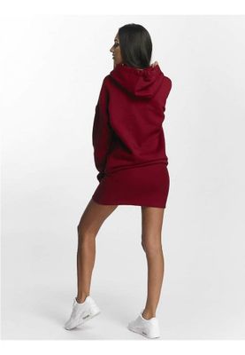 Sweatshirt dress with hood