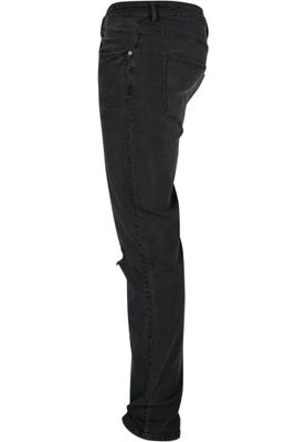 Distressed Strech Denim Pants