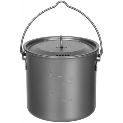 Pot with titanium lid - approx. 1.1 litres