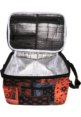 Kylväska med bandana tryck - Svart/Orange