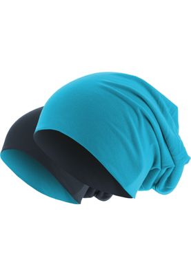 Jersey Beanie Reversible Mössa – tur/nvy