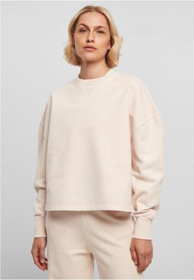Ladies Heavy Terry Garment Dye Crewneck