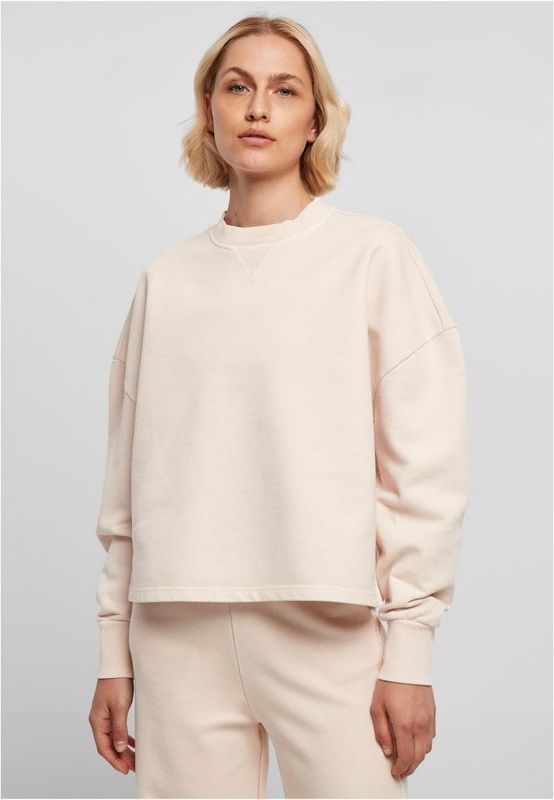 Ladies Heavy Terry Garment Dye Crewneck