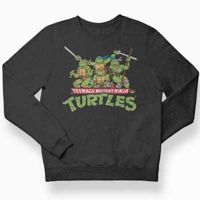 Teeange Mutant Ninja Turtles Distressed Group kids sweatshirt