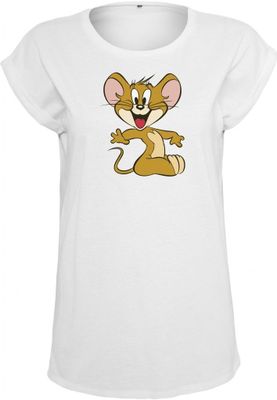 White t-shirt with Tom & Jerry ladies