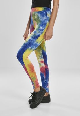 Färgstarka leggings i batikmönster