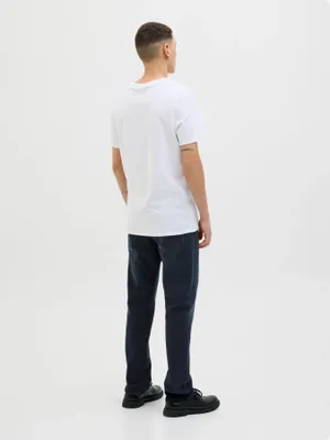 Mörkblå regular fit jeans - CLARK