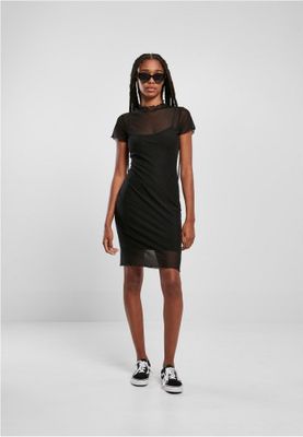 Ladies Mesh Double Layer Dress