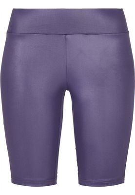 Cycle shorts in imitation leather