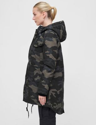 Marsh Lake Teddy Parka Darkcamo - Ladies