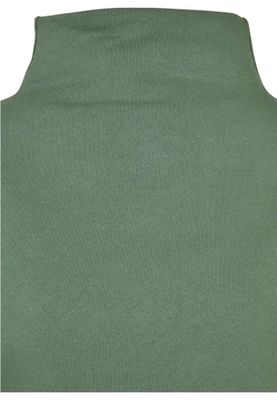 Ladies Organic Short High Neck Crew