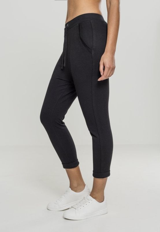Ladies Open Edge Terry Turn Up Pants
