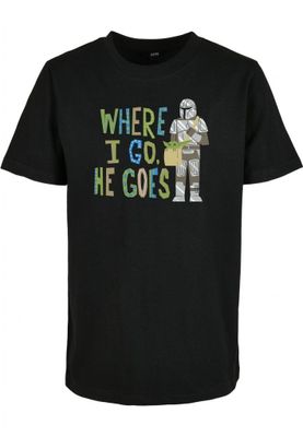 Kids Mandalorian Where I Go Tee