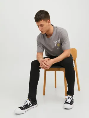Svarta skinny fit jeans herr - LIAM