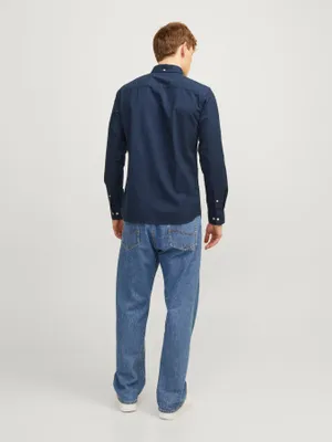 Oxford skjorta slim fit herr