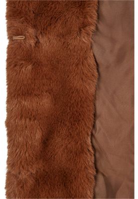 Fluffy teddy coat with hood