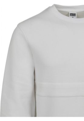 Sweatshirt with knitted fabric