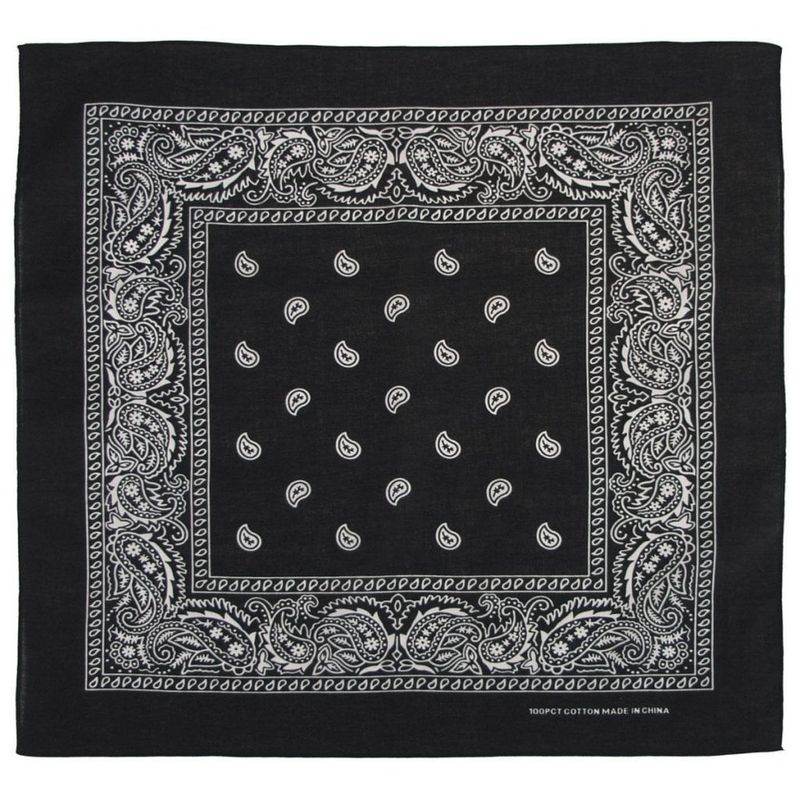 Classic bandana black / white