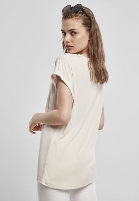 Ladies top with rolled up arms