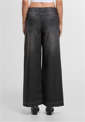 Jeans för dam regular – black washed