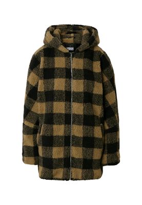 Randig jacka för dam – softtaupe/black