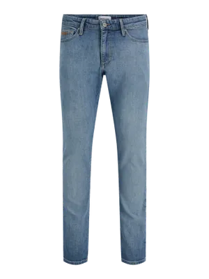 Ljusblå slim fit jeans med stretch - GLENN