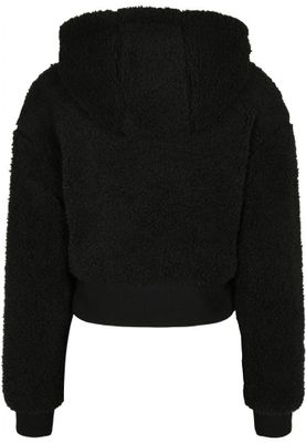 Short oversize teddy jacket