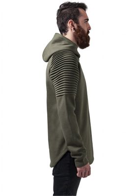 Pleated hoodie