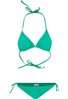 Fern green triangle bikini