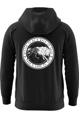 Better to be a wolf of Odin ziphoodie