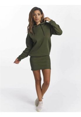 Sweatshirt dress with hood
