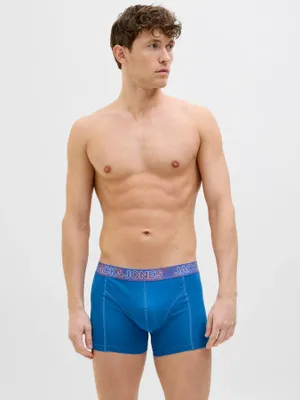 Boxershorts med mönstrad resår 3-pack