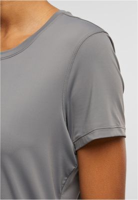 Sportt-shirt för damer med rund halsringning