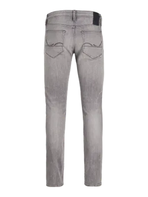 Grå slim fit jeans med stretch - GLENN