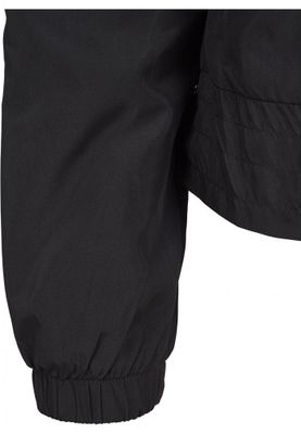 Three-color windbreaker with hood lady