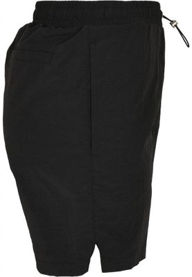 Damshorts i skrynkligt nylon