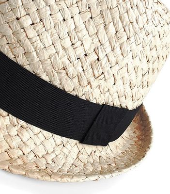 Trilby straw hat