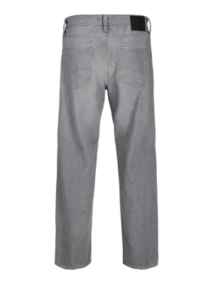 Grå loose fit jeans herr - EDDIE