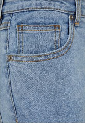Ladies Low Waist Straight Denim Pants
