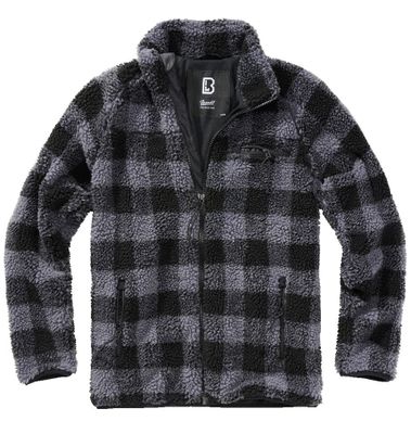 Lumberjack teddy jacket gray/black - men