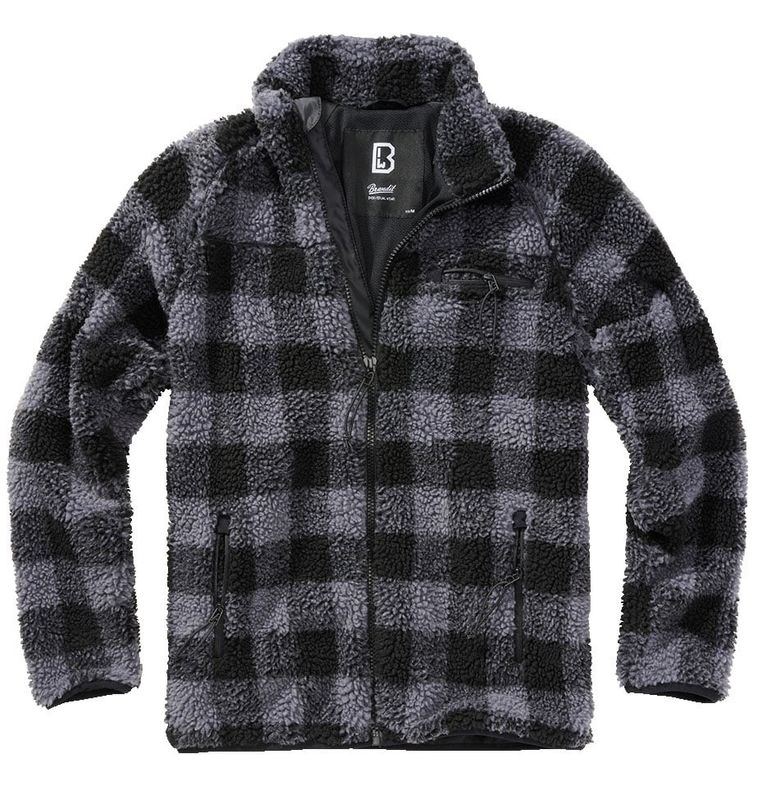 Lumberjack teddy jacket gray/black - men