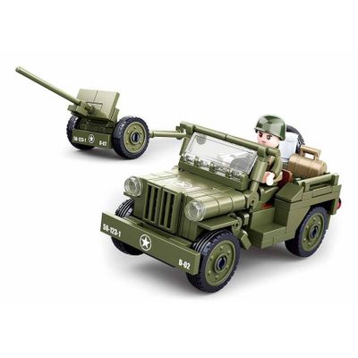 Allied jeep with Anti-Aircraft guns - Sluban - M38-B0853