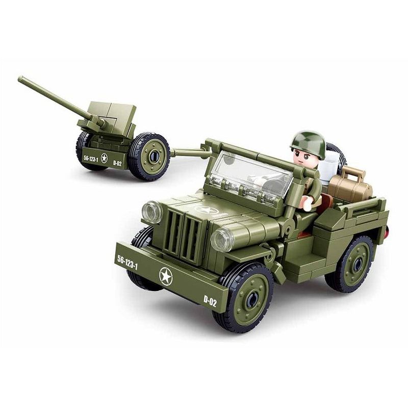 Allied jeep with Anti-Aircraft guns - Sluban - M38-B0853