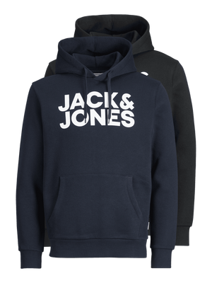 2-Pack JJ logo hoodie men