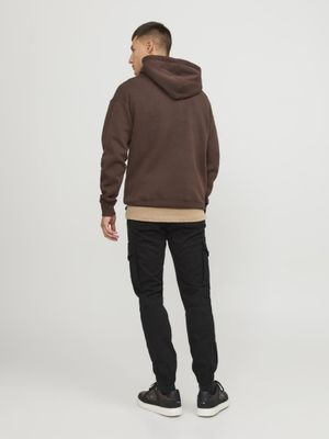 Slim Fit Cargo Pants in Twill Weave, Low Waist