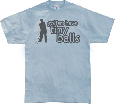 Golfers Has Tiny Balls