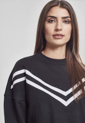 Sweatshirt med stripedam